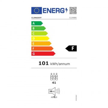 Climadiff CLD40B1 Συντηρητής Κρασιών 41 Φιαλών